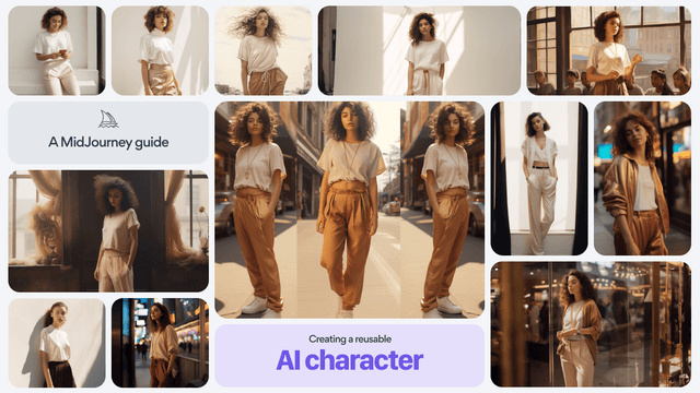 Creating a reusable AI character for strategic storytelling in design